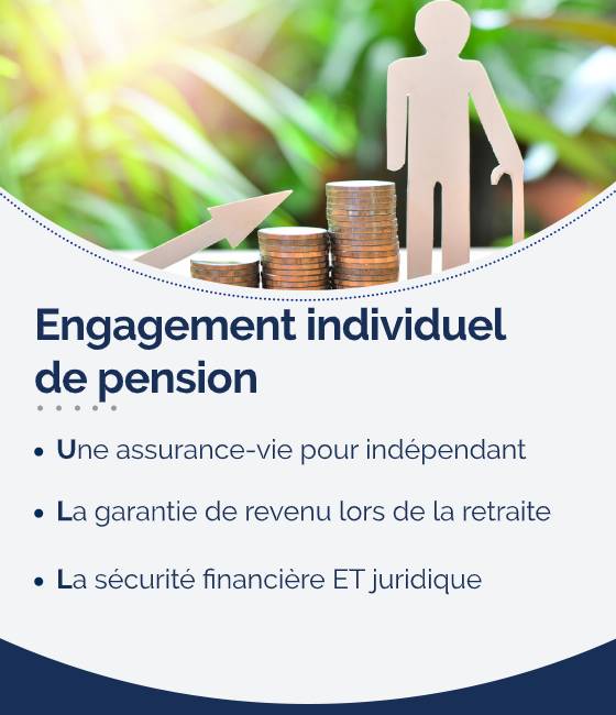 Bannière mobile épargne pension pour indépendant